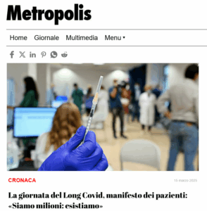 press article metropolis, italy